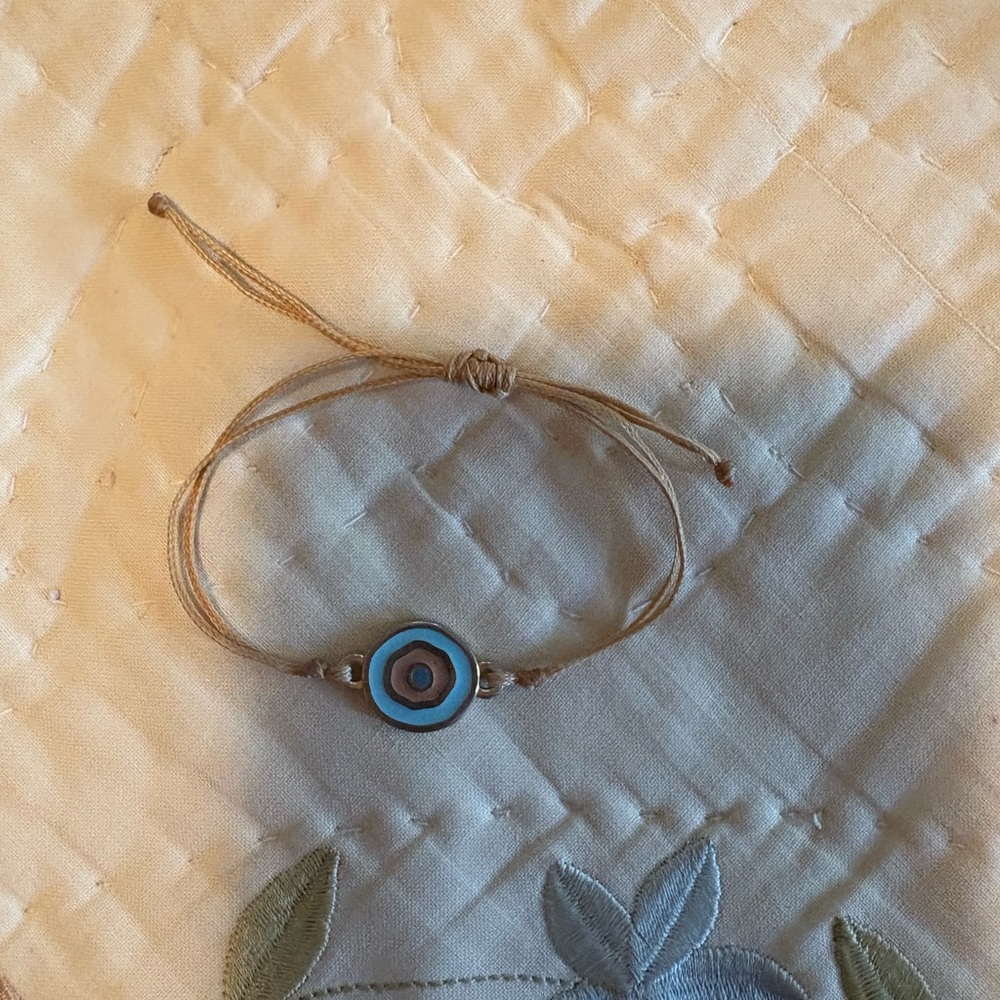 Evil eye bracelet purchased in Greece